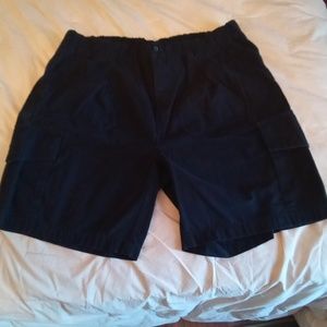 Tommy Bahama Mens Navy Blue Cargo Shorts Sz Large Y2K 90s Preppy Golf